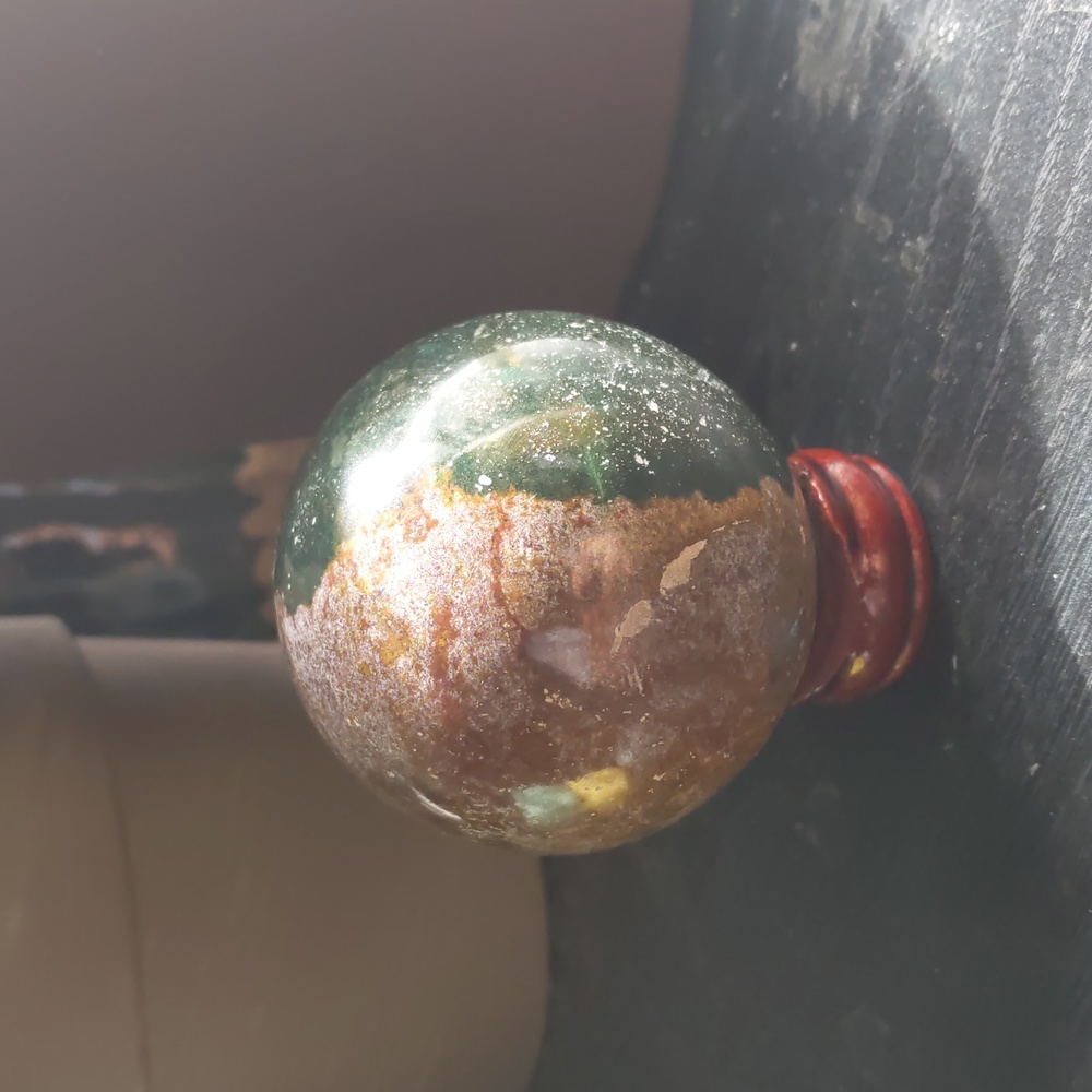 Ocean/sea jasper sphere